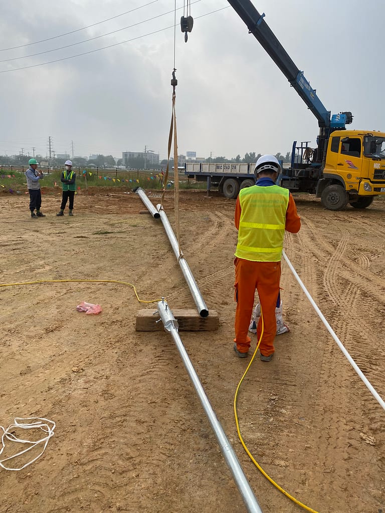 Ghép Cột Thu Lôi Độc Lập